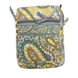Vera Bradley Floral Crossbody Bag With Adjustable Strap Compact Design Multicolo